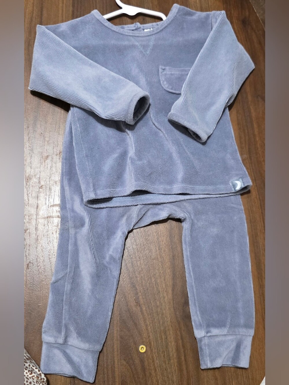 Kids Corduroy Jogger Set in Dusty Lavender